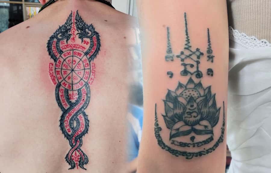 Bangkok: Hand Poked Thai Tattoo Guide at Wat Bang Phra - Key things I’d circle before you go