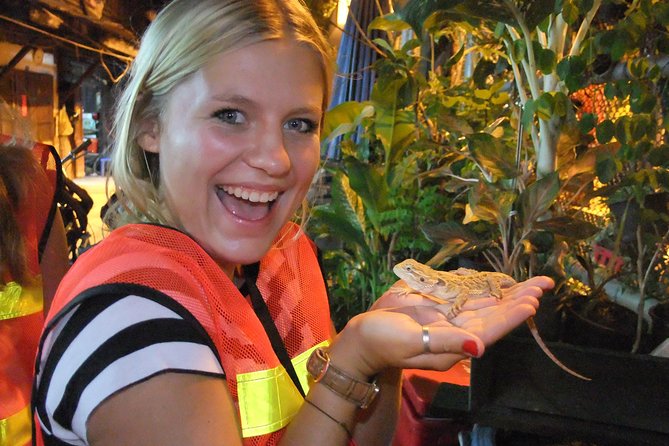 Bangkok Hidden Paths Night Biking Tour with Street-food Meal - The Chao Phraya River segment: night views plus a local ferry rhythm