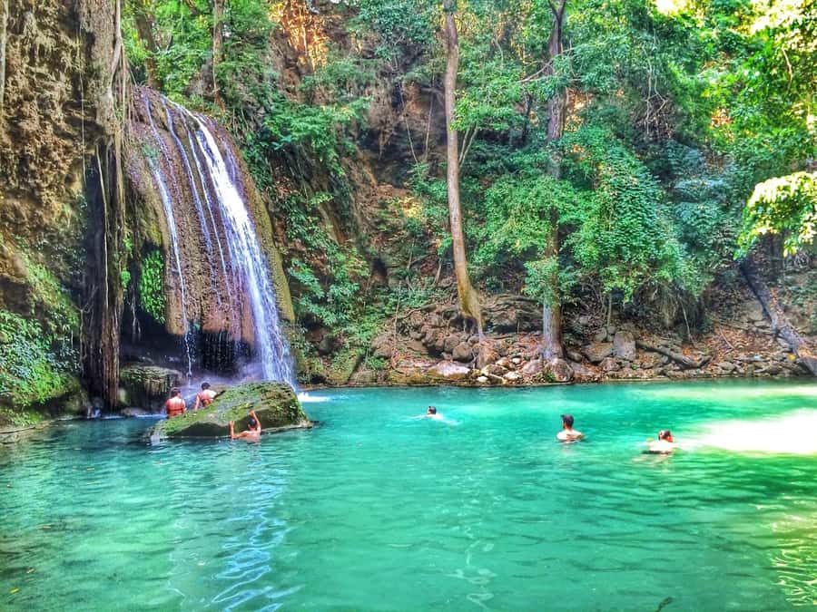Bangkok: Kanchanaburi and Erawan Waterfall Private Tour - Allied Cemetery and JEATH War Museum: WWII History You Can Actually Place