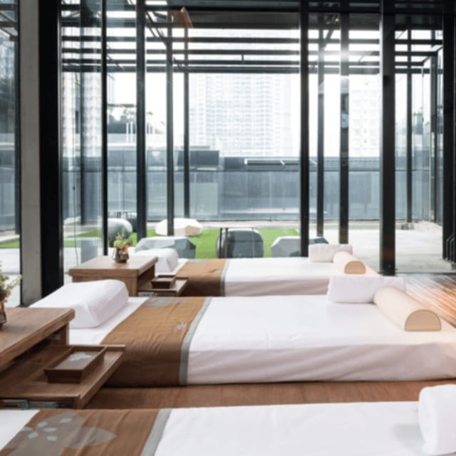 Bangkok: Let's Relax Mahanakhon CUBE E-Voucher - The Lounge View Is Part of the Treatment