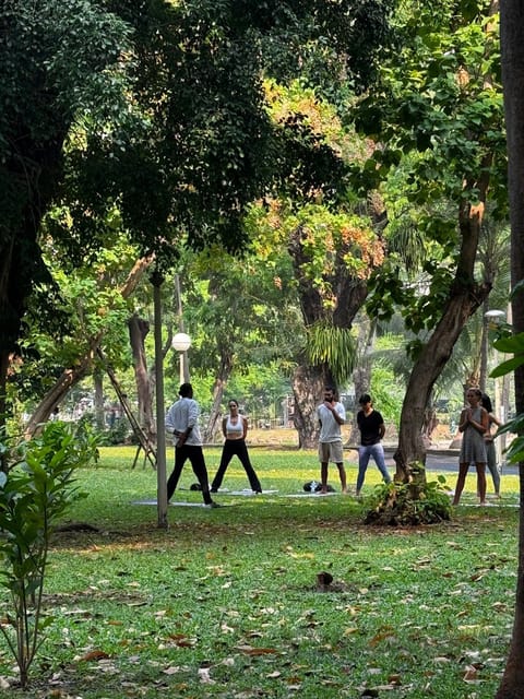 Bangkok: Lumpini Park Yoga Experience - Small-Group Days: The One Thing to Watch