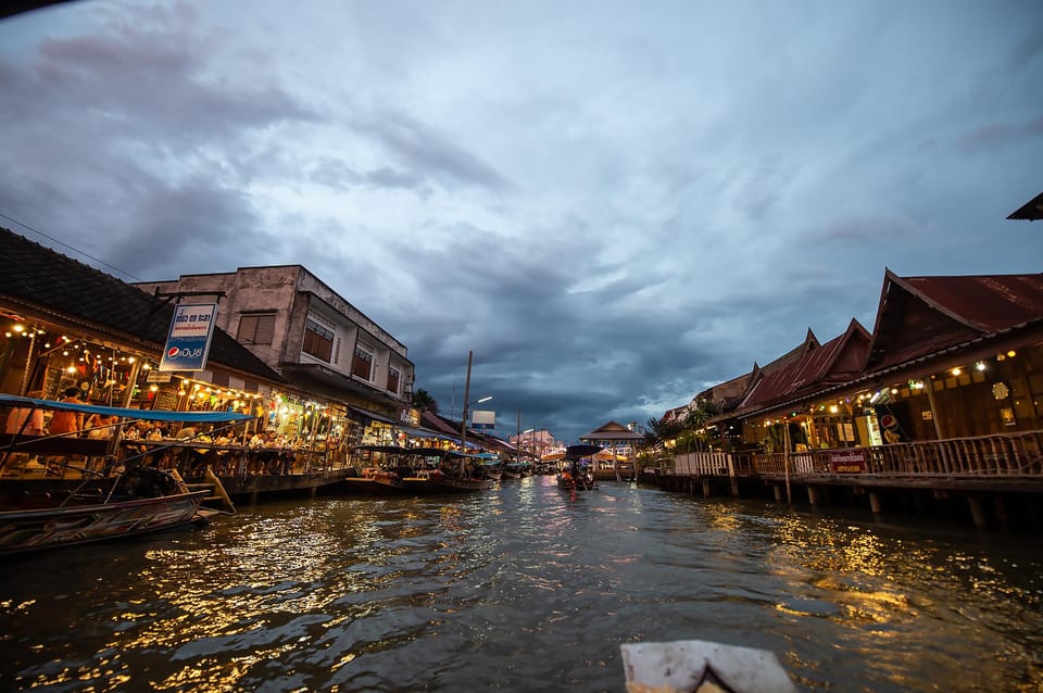 Bangkok: Maeklong Railway Market and Amphawa Floating Market - The in-between stops: salt-farm café and a banyan-root temple