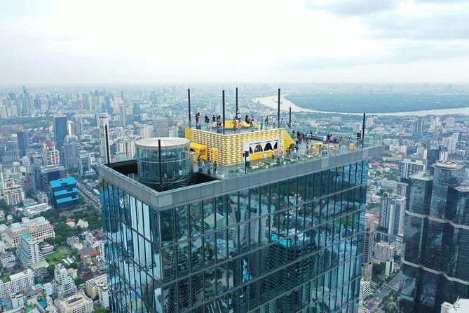 Bangkok Mahanakhon SkyWalk Entry ticket with Photo & Skyverse - Looking Down on the Glass Floor: Thrill, Not Just Photos