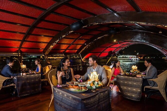 Bangkok Manohra Cruise Sunset Dining on Chao Phraya River - Thonburi Meets Modern Bangkok: Taksin Bridge, ICONSIAM, Rama VIII Bridge