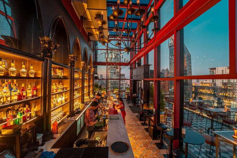 Bangkok: Mojjo Rooftop Lounge & Bar Food & Beverage Package - Mojjo Rooftop at Skyview Hotel: the 32nd-floor Bangkok view
