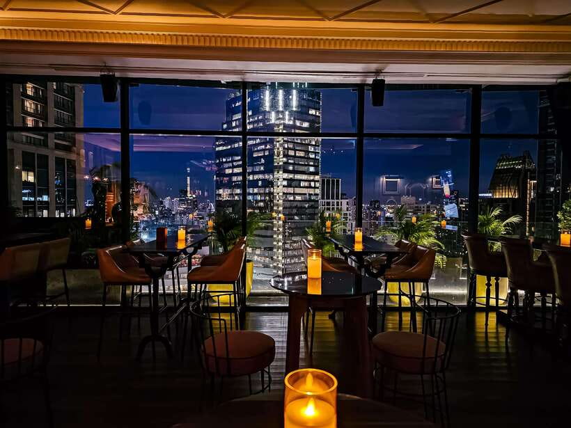 Bangkok: Mojjo Rooftop Lounge & Bar Food & Beverage Package - Drinks, food, and the Latin fusion flavor profile
