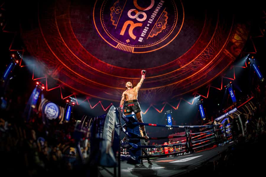 Bangkok: Muay Thai Boxing Tickets at Rajadamnern Stadium - The Stadium Tech: Big Screens, Dome Projection, and Sound