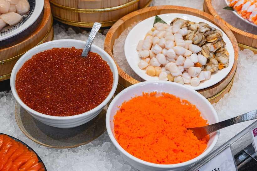 Bangkok: NAMA Japanese and Seafood Buffet Dinner - Seafood buffet classics, plus grilled and cooked Japanese dishes