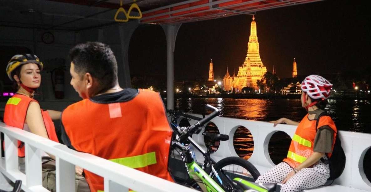 Bangkok: Night Bike Ride and Dinner at a Local Restaurant - Wat Pho and the Grand Palace Zone: Iconic sights without spending the whole night in lines