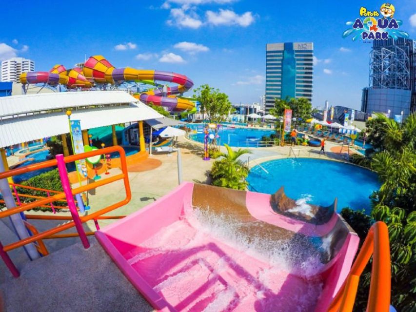 Bangkok: Pororo Aqua Park Entry Ticket - Entry basics: vouchers, swimwear, and what the park expects