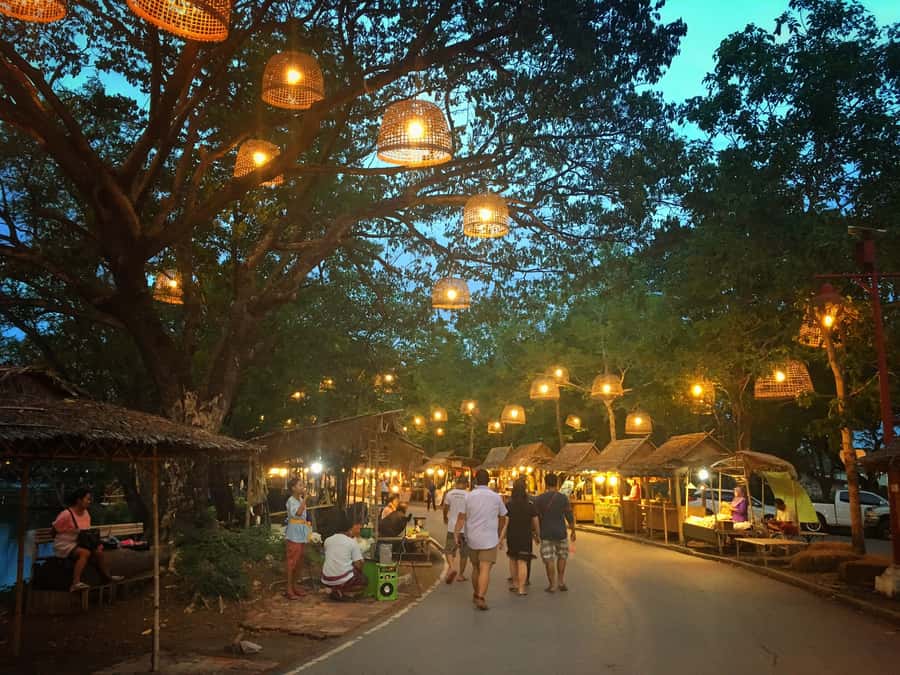 Bangkok: Private Trip to Ayutthaya Temples & Night Market - Local night market finish: how to plan dinner without getting stuck