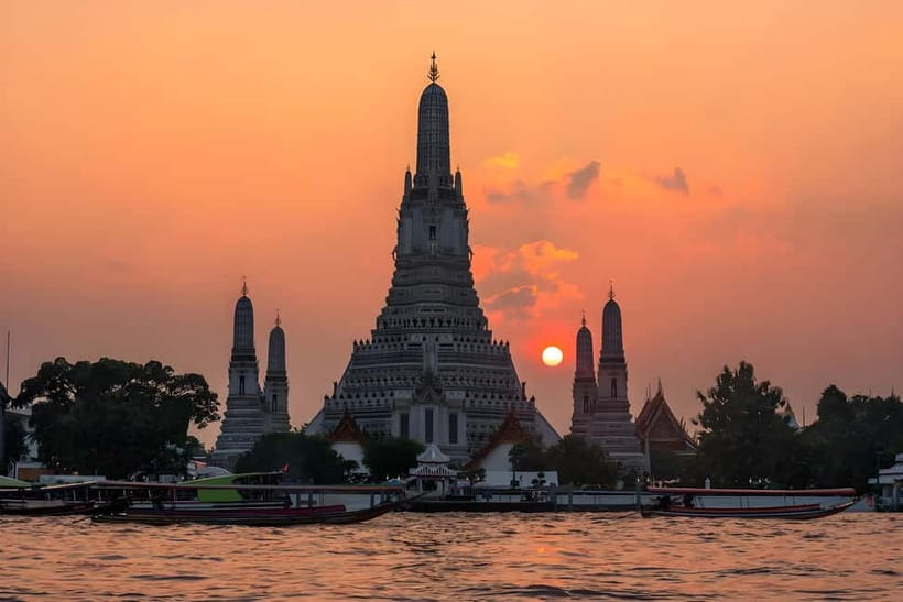 Bangkok: Railway, Floating Market & Chao Phraya Cruise Tour - Chao Phraya sunset dinner cruise: buffet dinner plus big river views