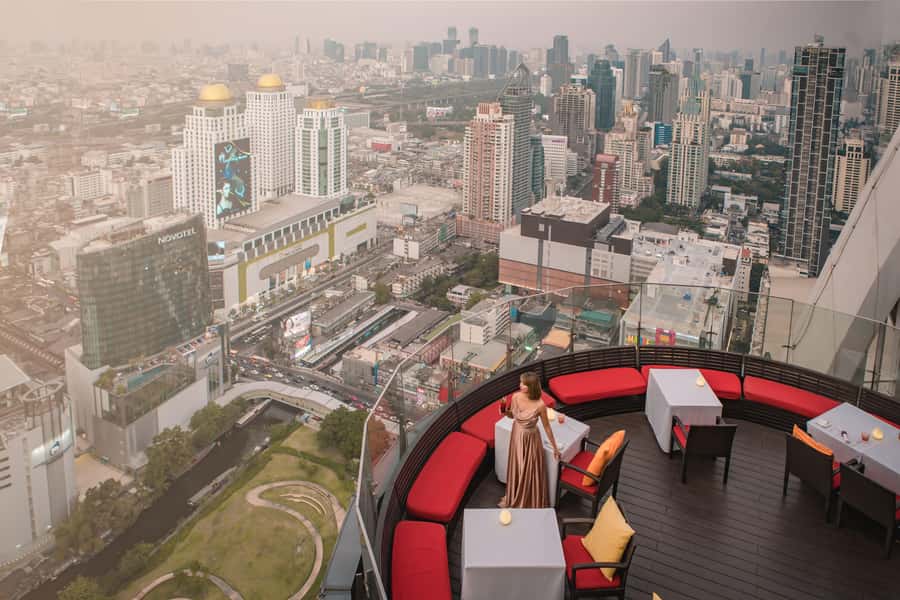 Bangkok: Red Sky Restaurant 55th Floor - The 55th-Floor View: Best Ways to Enjoy the Skyline