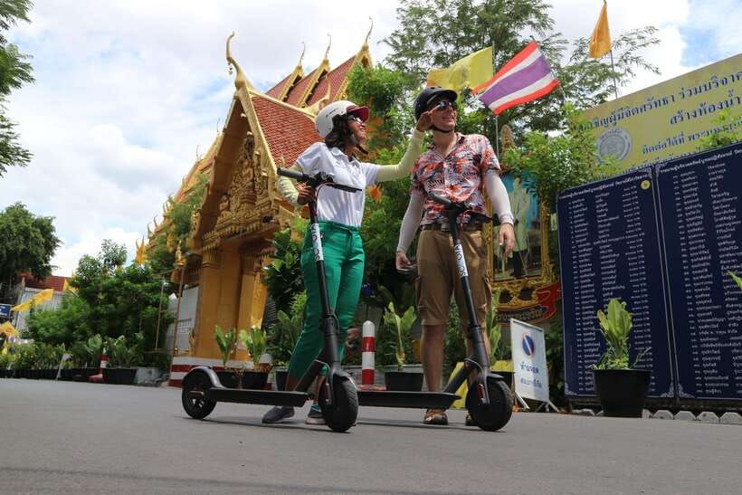 Bangkok: Riverside E-Scooter Adventure with StreetFood Snack - Key things that make this tour different