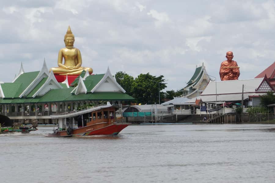 Bangkok: Slow Boat Tour on the River to/from Ayutthaya - Getting Onboard: Departure Options and Where You Land