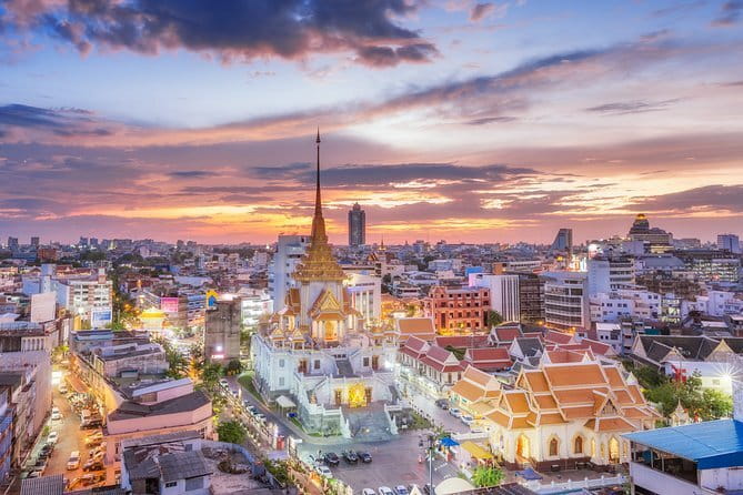 Bangkok Temples Tour Including Reclining Buddha at Wat Pho without Hotel Pick Up - Stop 1 at Wat Benchamabophit: Marble Temple in a quick visit
