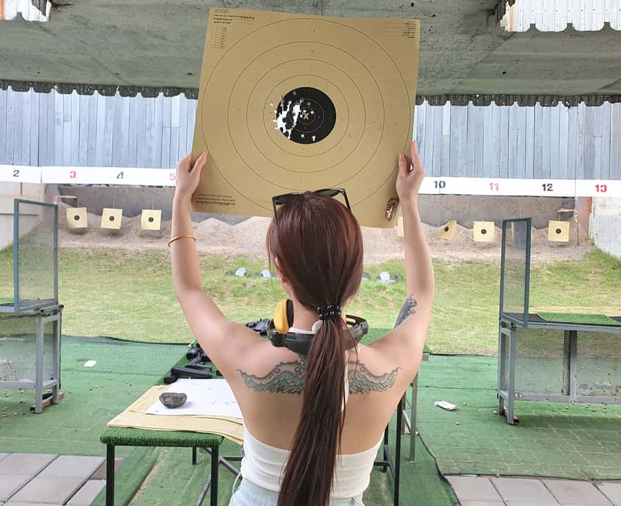 Bangkok: Territorial Defense Shooting Range Experience - The Shooting Session: What It Feels Like Inside an Indoor Range