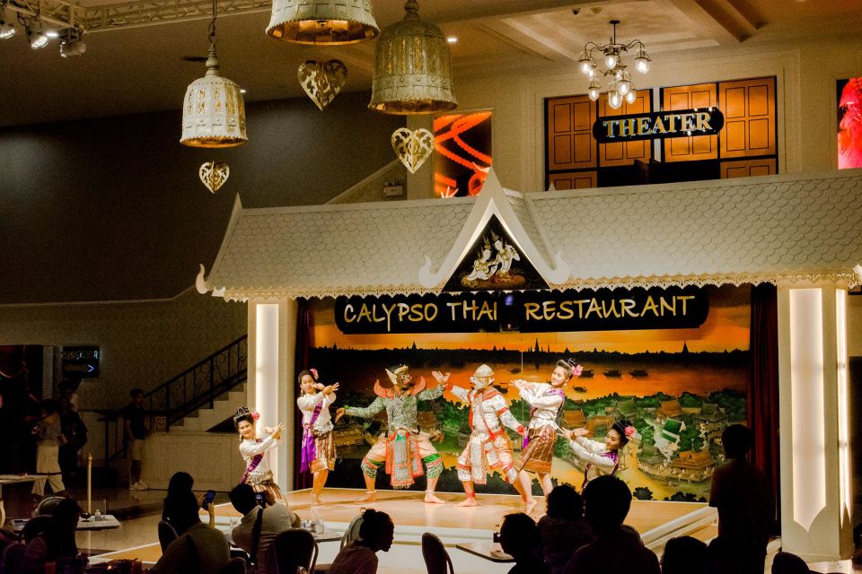 Bangkok Thai Dance Show with Dinner with Hotel Transfer - Entering Asiatique: Calypso Thai Restaurant and your easy night start