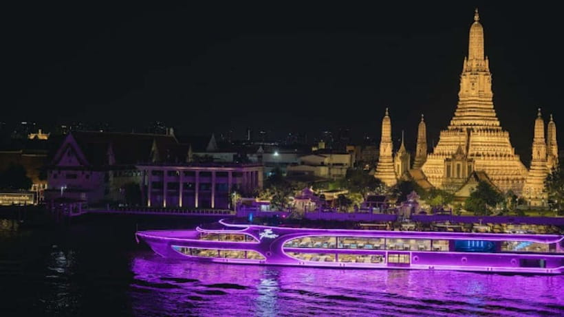 Bangkok: The Planet Chao Phraya River Dinner Cruise - Where you board: Asiatique the Riverfront and the Royal Galaxy counter