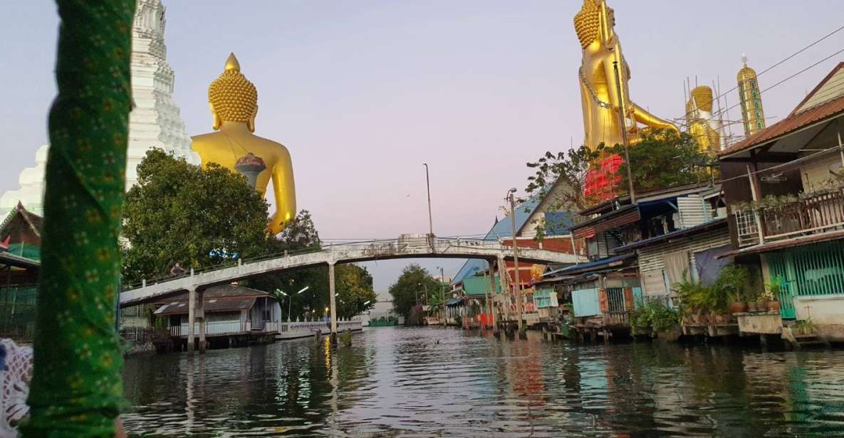 Bangkok Twilight : Hidden Canal, Big Buddha & temple - Thonburi canal life: photos you can only get from water