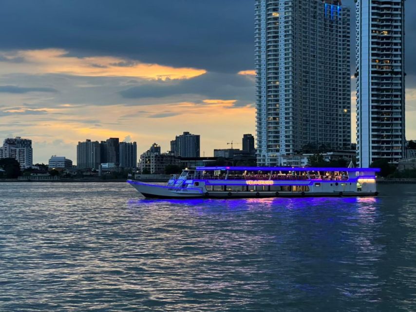 Bangkok: VELA Dinner Cruise Ticket - Where you’ll board: Asiatique Pier 1 vs Icon Siam Pier (maintenance dates)