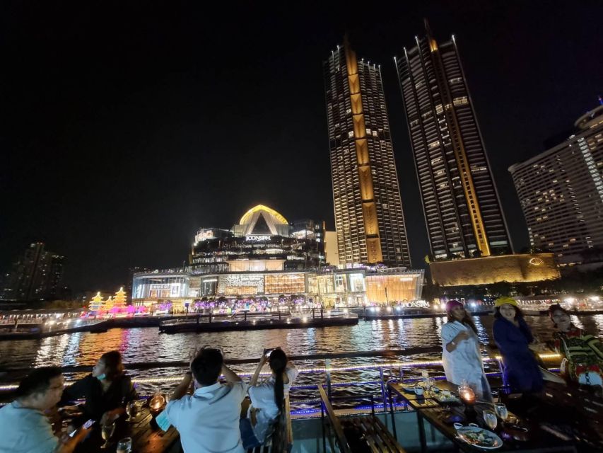 Bangkok: White Orchid Chao Phraya Dinner Cruise - The river route: Chao Phraya views and key moments along the way