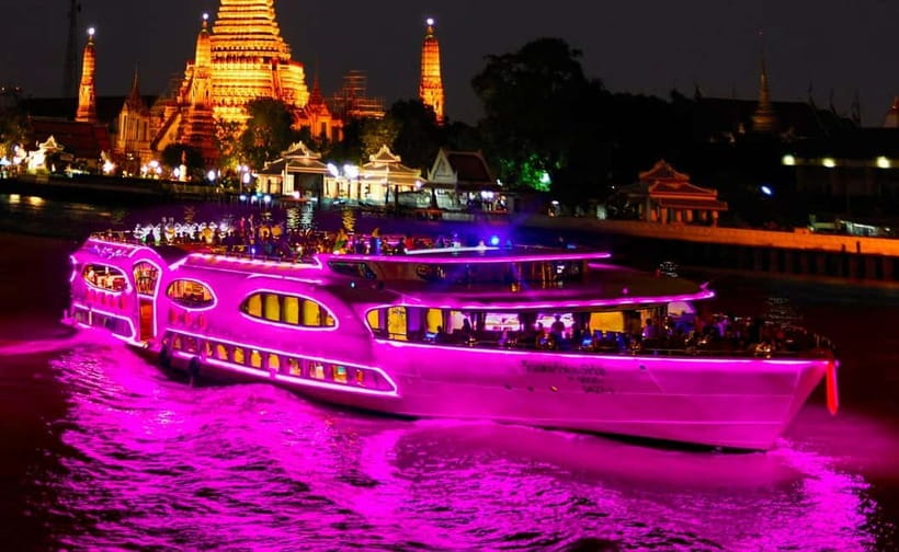Bangkok: Wonderful Pearl Cruise with Optional Hotel Transfer - Dining options: outdoor river air versus indoor comfort