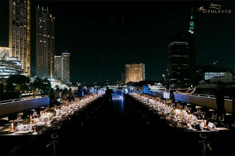 Bangkok: Wonderful Pearl Cruise with Optional Hotel Transfer - Bangkok by night from the water: what views you can expect
