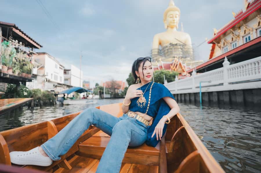 Bangkok:Thai costume with Long tail boat photoshoot - Meeting at MRT Bang Phai: How to Start Without Stress
