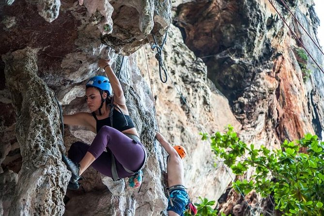 Beginner's Half-Day Rock Climbing Tours at Railay Beach Krabi - Railay’s cove time: views, photos, and what downtime is for