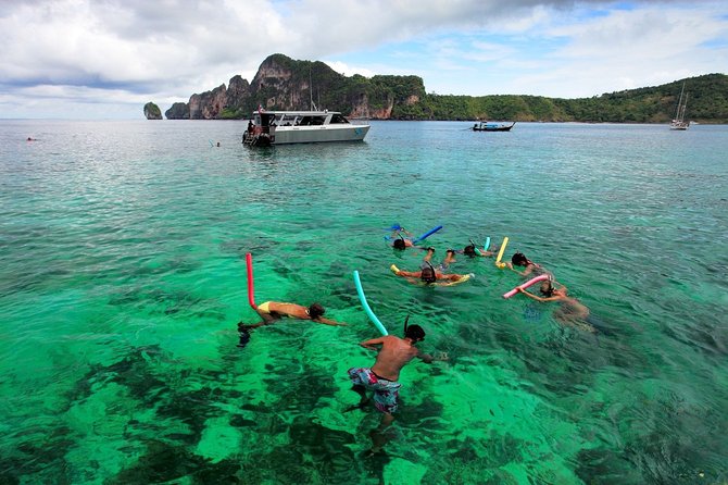 Blu Anda Catamaran to Phi Phi from Phuket - Maya Bay time: snorkeling energy meets kayaking calm
