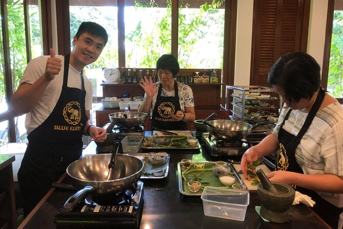 Blue Elephant Thai Cooking Class with Additional Dessert in Phuket - Hands-on practice at 3:00pm: your own space and wok