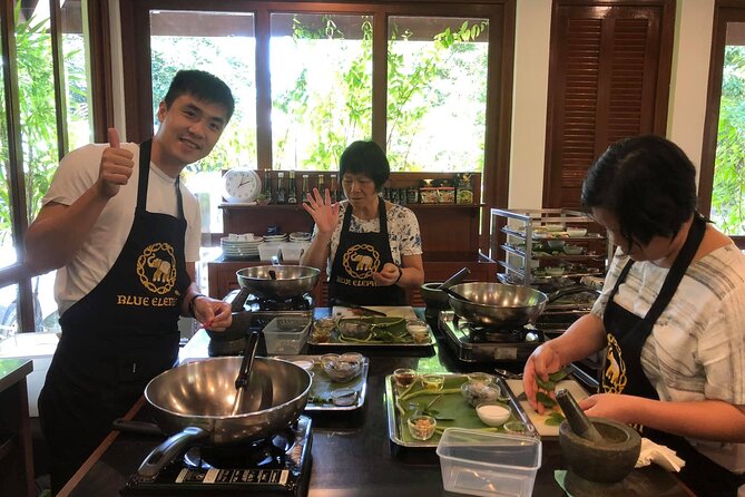 Blue Elephant Thai Cooking Class with Market Tour in Phuket - Lunch at Blue Elephant: eating what you cooked