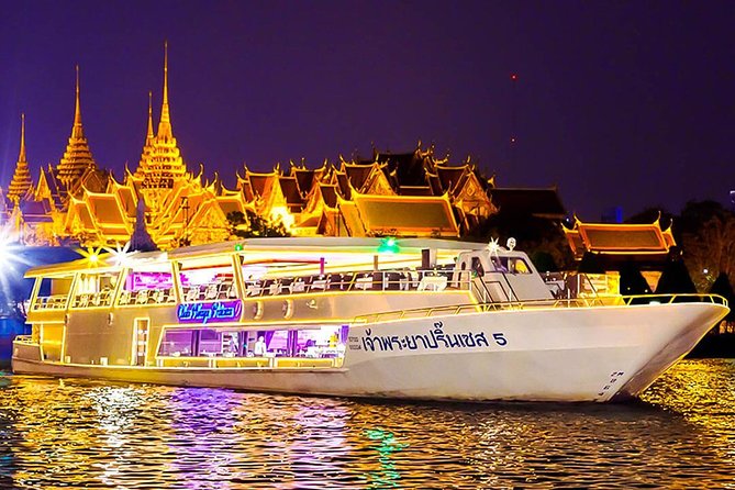 Chaophraya Princess Dinner Cruise in Bangkok with Hotel Pickup - On Board the Chaophraya Princess: Music, Seating, and Night Vibes