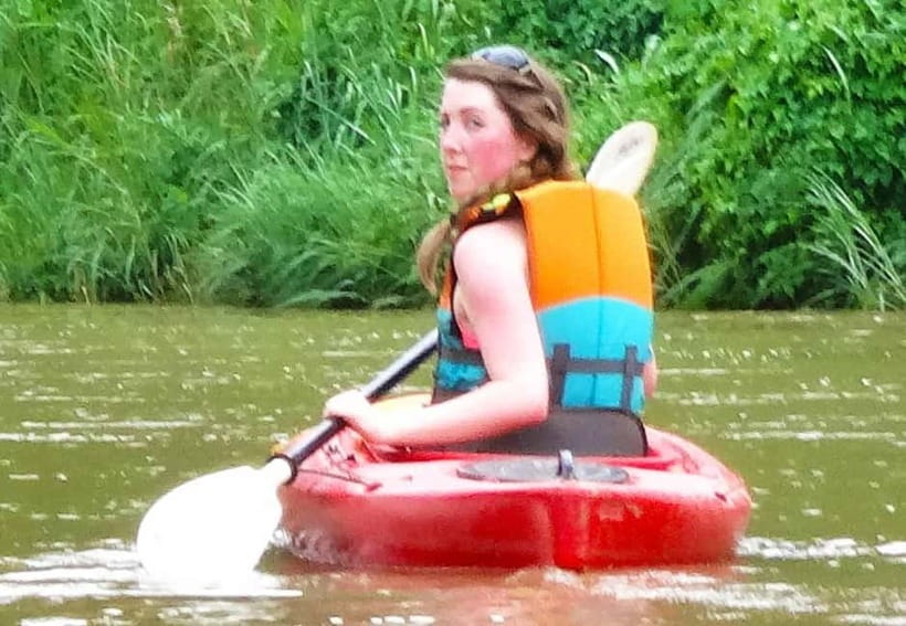 Chiang Mai: 15 km Leisure River Kayaking at Mae Ngat forest - Mae Taeng Forest Reserve finish: shade, overhanging trees, and a slower ending