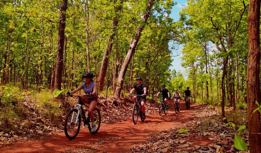 Chiang Mai: 22 km XC Mountain Biking from Sticky Waterfall - Safety gear, support truck, and the rain-or-shine factor