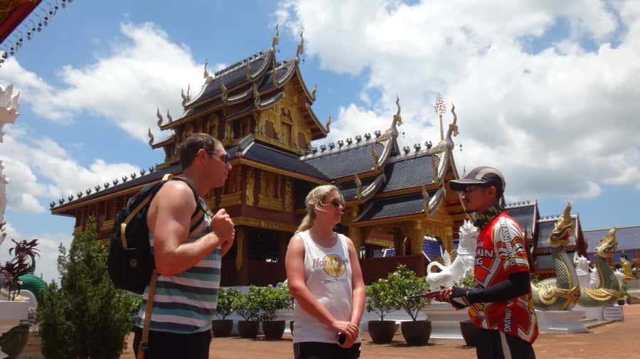 Chiang Mai: 25km Leisure Mountain Biking & Jungle Kayaking - Stopping to Swim and Read the River