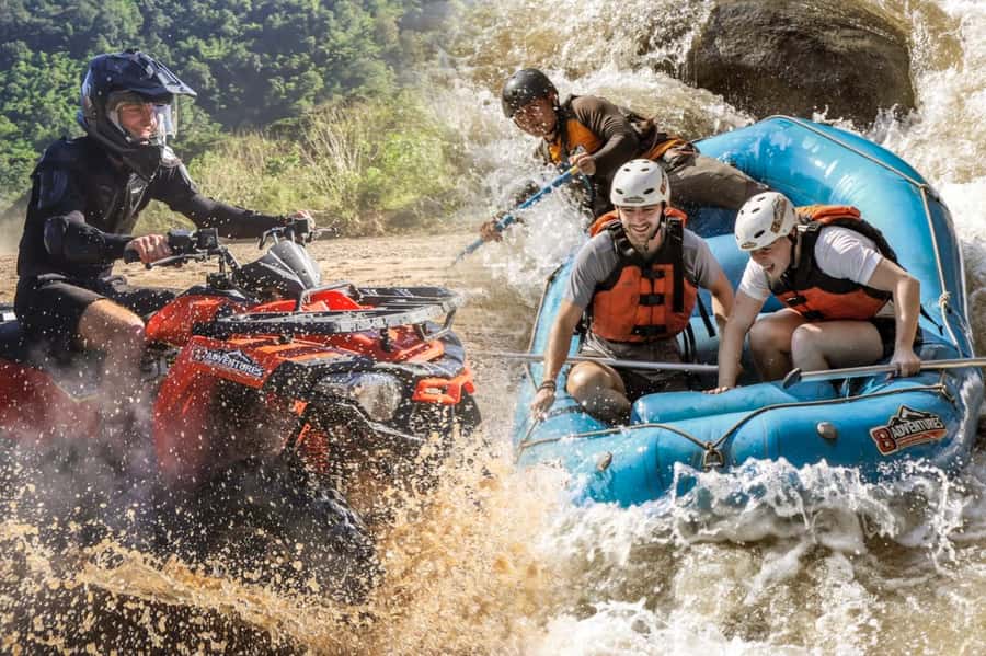 Chiang Mai 3-Hour ATV & White-Water Rafting Adventure - White-water rafting on the Mae Taeng River: class III learning, then class III/IV thrills