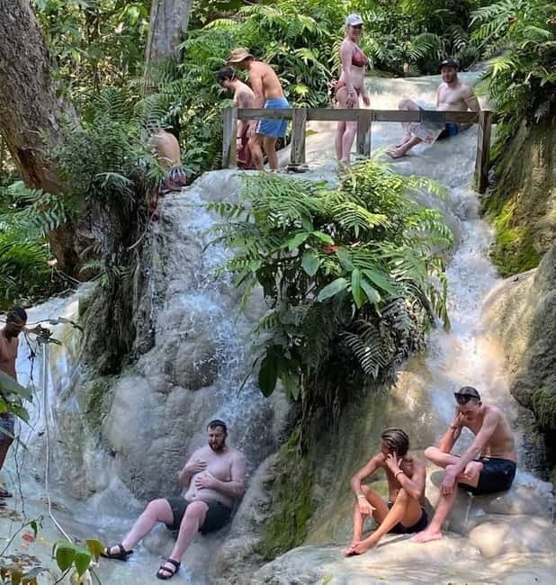 Chiang Mai: Afternoon Bua Tong Sticky Waterfall by Red Taxi - Entering Bua Tong Waterfalls: Peace, Quiet, and Tufa Rock
