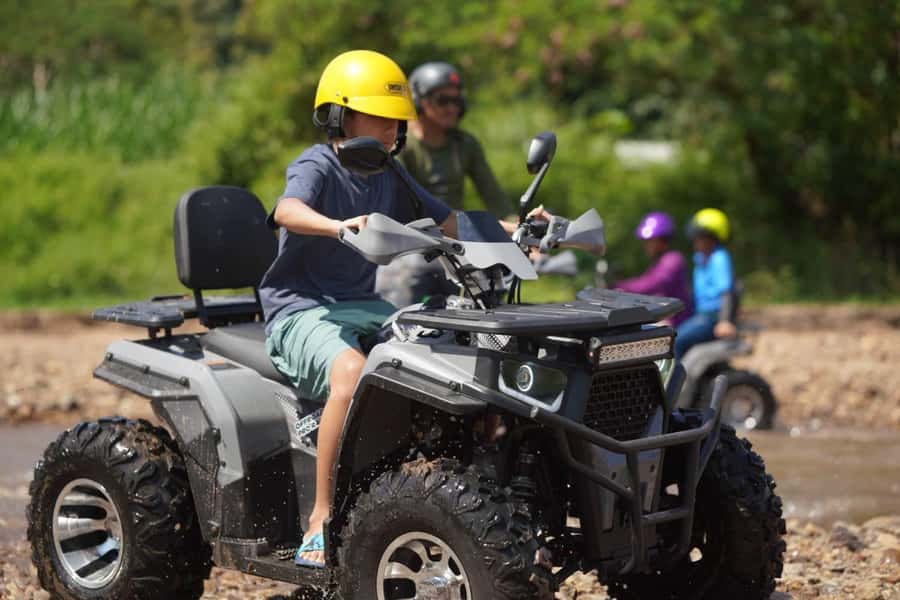 Chiang Mai: ATV Adventure 2-Hrs,Feeding,Rafting & Lunch Trip - The 2-Hour 200cc ATV Ride: Jungle Tracks, River Sand, and a Viewpoint