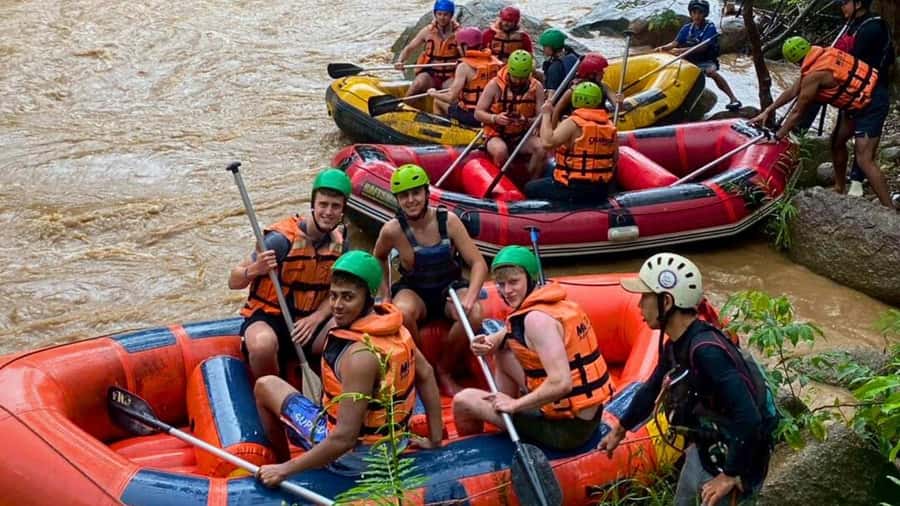 Chiang Mai: ATV Adventure, Jungle Hike & White Water Rafting - แก่งกื้ด whitewater rafting: what the 5km ride feels like