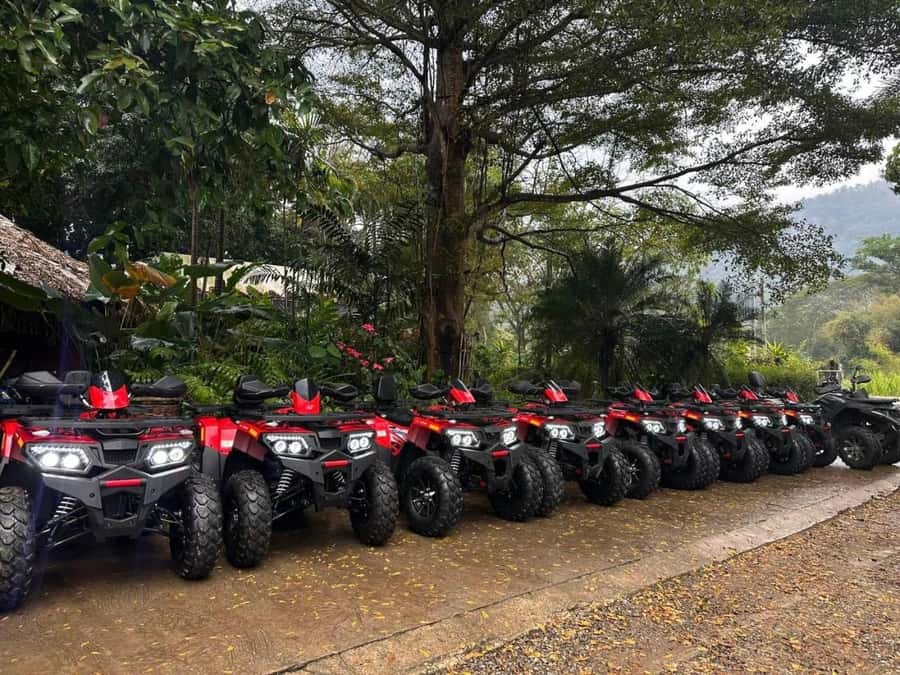 Chiang Mai: ATV, White Water Raft, & Sticky Waterfall Tour - ATV riding on a 200cc bike: thrilling, but read the fine print first