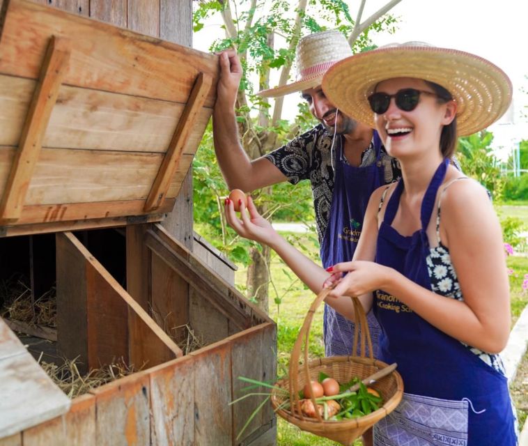 Chiang Mai: Authentic Cooking Class with Market & Farm Visit - Your open-air kitchen station: step-by-step Thai cooking that sticks
