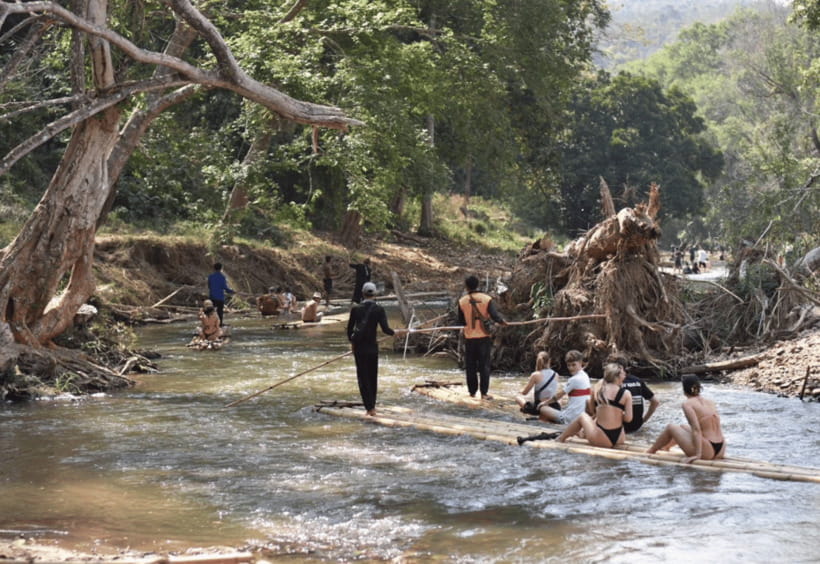 Chiang Mai: Bamboo Rafting with Hotel Transfers - The calm river segment: what Chiang Mai bamboo rafting actually feels like