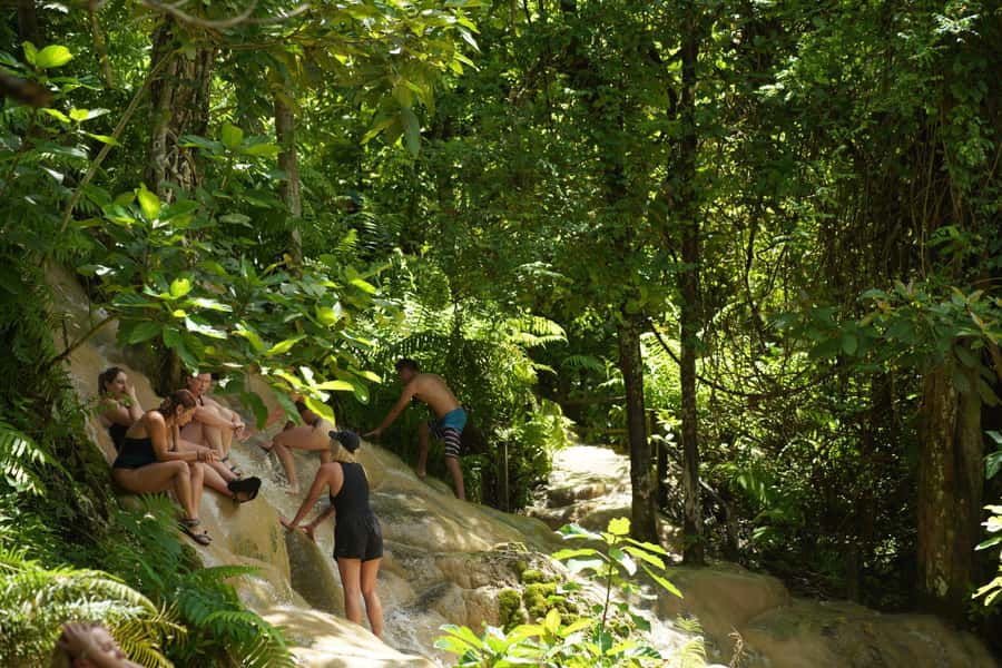 Chiang Mai: Bua Thong Sticky Waterfall & Huge Cave & Buffet - Lunch + Seasonal Fruit: Refueling Before the Return Around 15:00