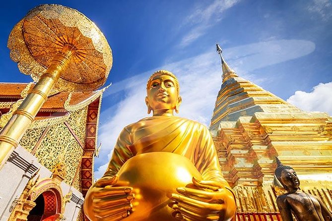 Chiang Mai City and Temples Half-Day Tour - The temple trio: city wats first, then the big mountain stop