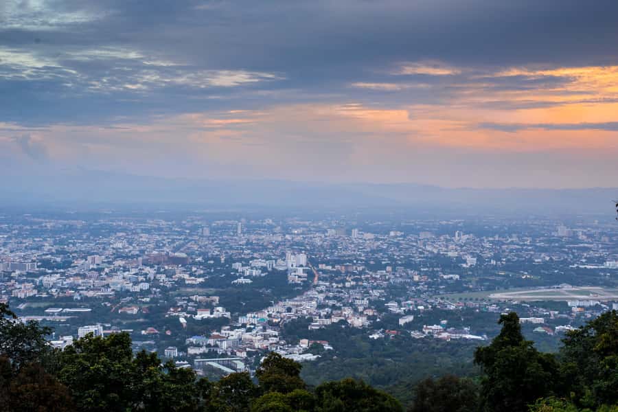 Chiang Mai Discover Hidden Gem Northern Temples I Thailand - Wat Doi Suthep: cable car or drive, then the Naga staircase