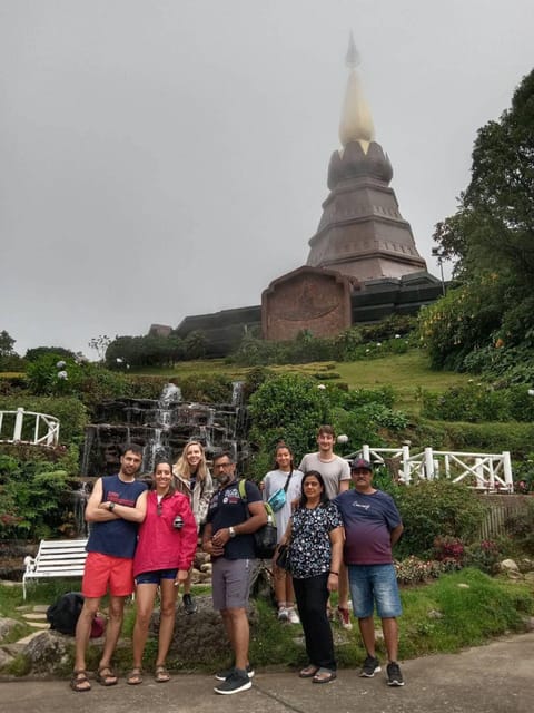 Chiang Mai: Doi Inthanon Park and Pha Dok Siew Hike Day Trip - Wachirathan Waterfall: scenery now, swimming only some months
