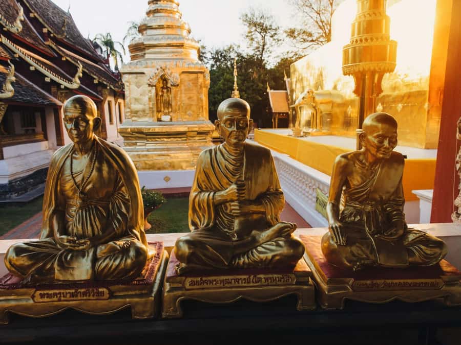 Chiang Mai: Doi Suthep Temple & Sticky Waterfall Trip - Wat Pha Lat in the jungle: calm after the viewpoints