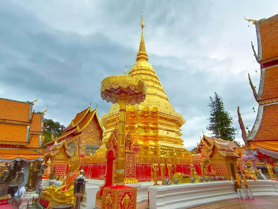 Chiang Mai: Doi Suthep Temple & Sticky Waterfall Trip - Lunch during the day: included buffet, mostly simple Thai comfort